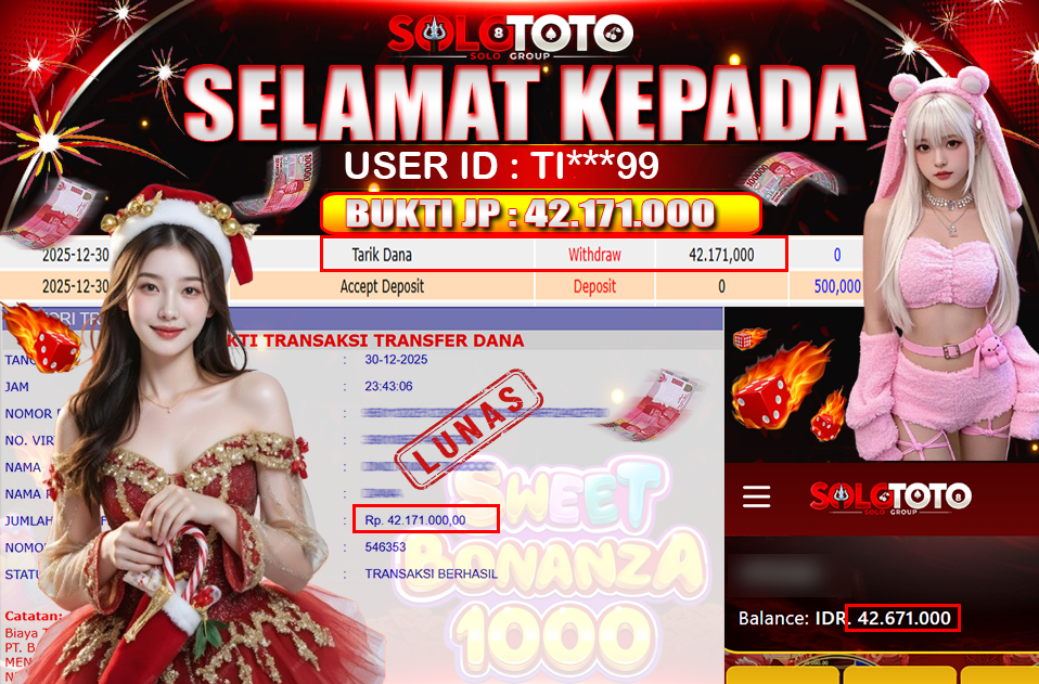 Bukti Jackpot Lunas SOLOTOTO