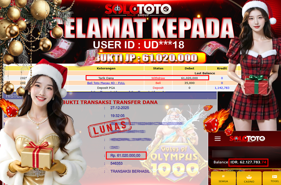 Bukti Jackpot Lunas SOLOTOTO