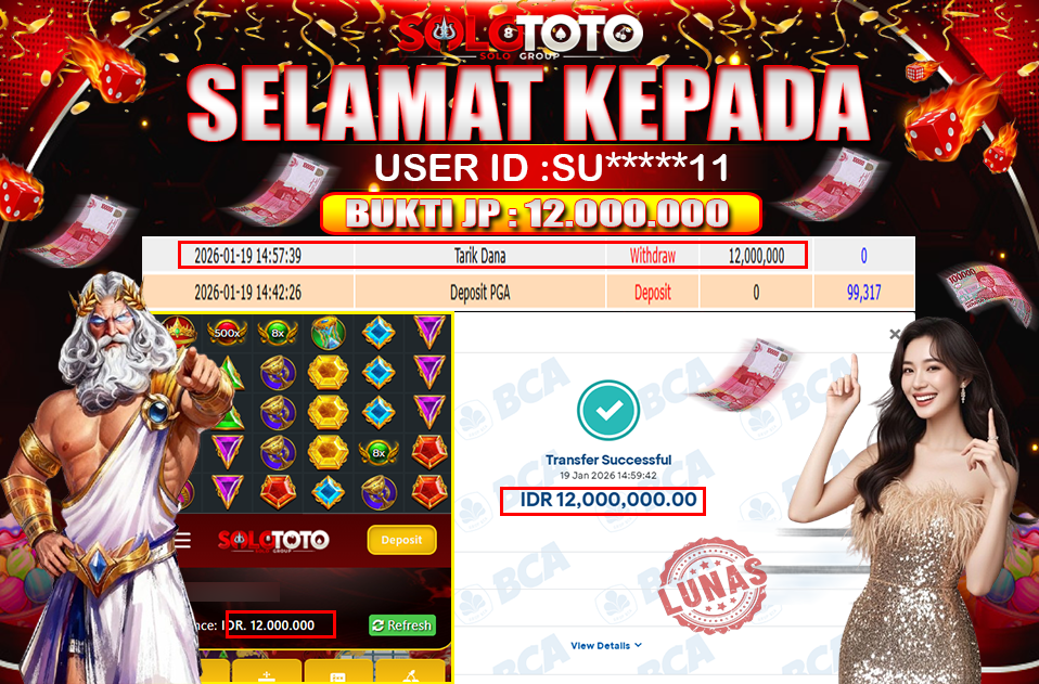 Bukti Jackpot Lunas SOLOTOTO