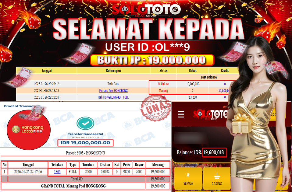 Bukti Jackpot Lunas SOLOTOTO