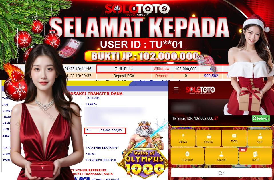Bukti Jackpot Lunas SOLOTOTO