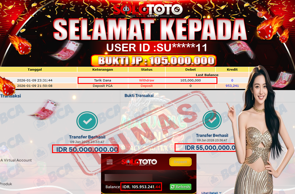 Bukti Jackpot Lunas SOLOTOTO