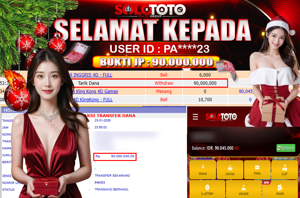 Bukti Jackpot Lunas SOLOTOTO