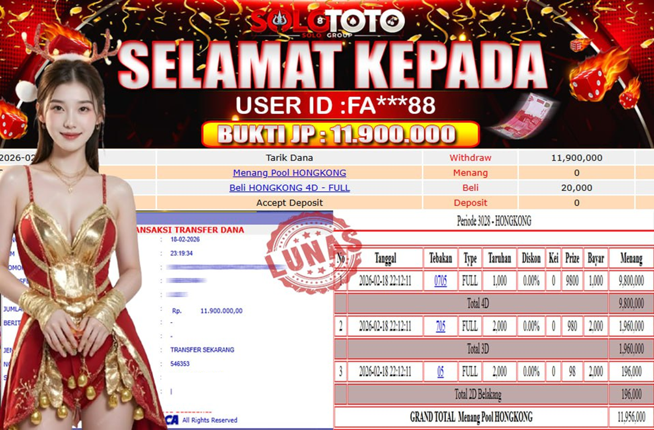Bukti Jackpot Lunas SOLOTOTO