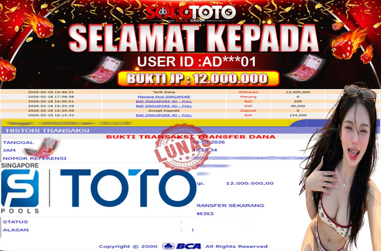 Bukti Jackpot Lunas SOLOTOTO