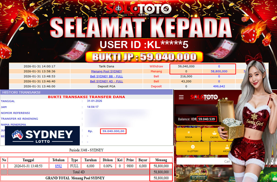 Bukti Jackpot Lunas SOLOTOTO