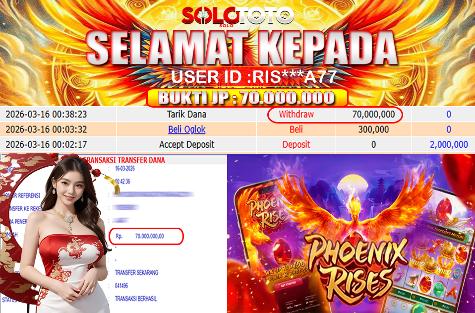 Bukti Jackpot Lunas SOLOTOTO