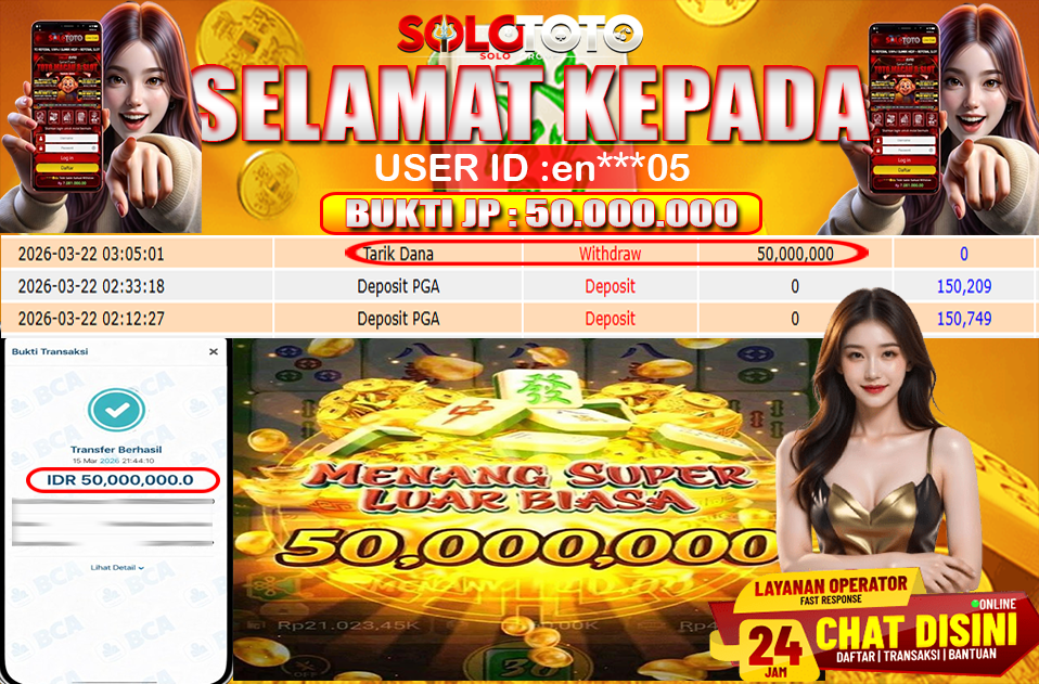 Bukti Jackpot Lunas SOLOTOTO