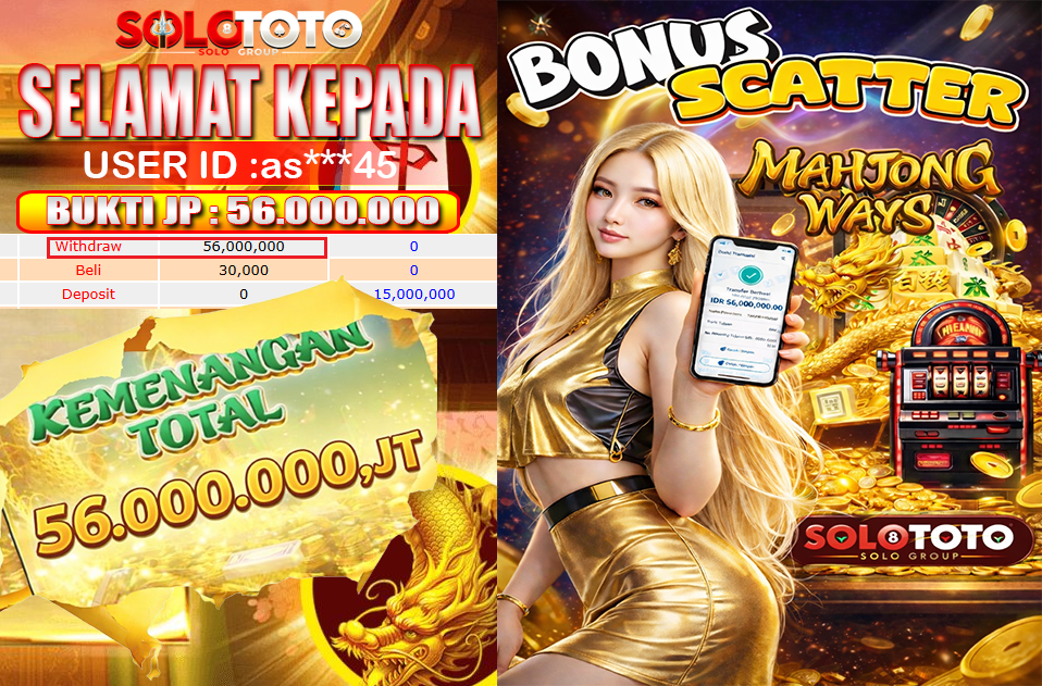 Bukti Jackpot Lunas SOLOTOTO