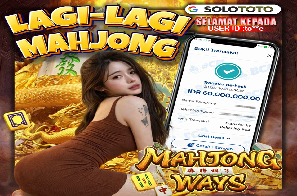 Bukti Jackpot Lunas SOLOTOTO