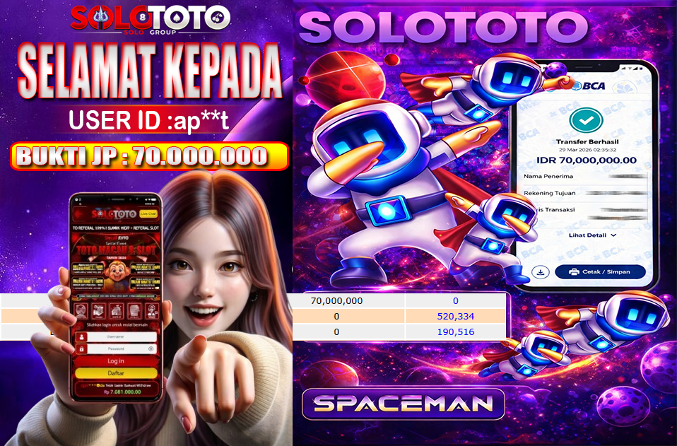 Bukti Jackpot Lunas SOLOTOTO