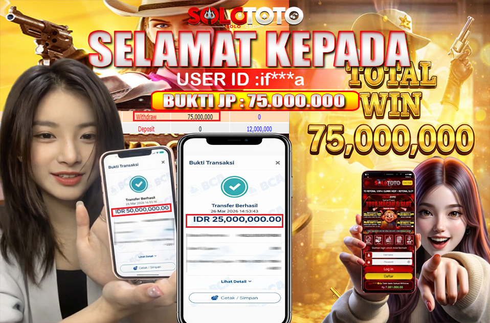 Bukti Jackpot Lunas SOLOTOTO