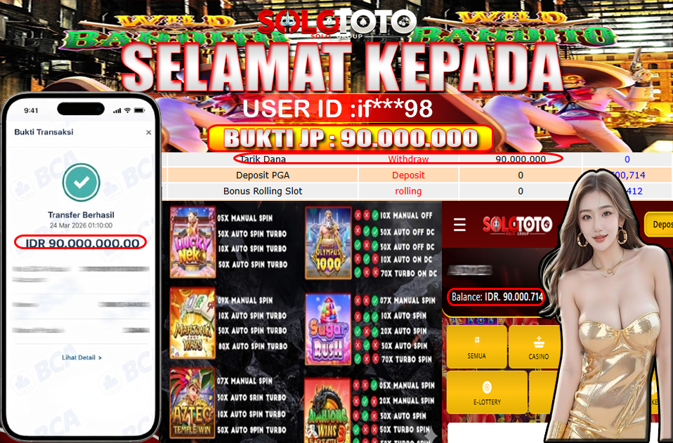 Bukti Jackpot Lunas SOLOTOTO