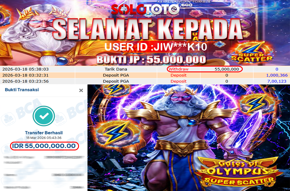 Bukti Jackpot Lunas SOLOTOTO