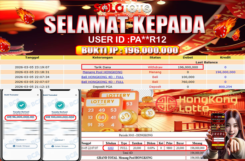 Bukti Jackpot Lunas SOLOTOTO
