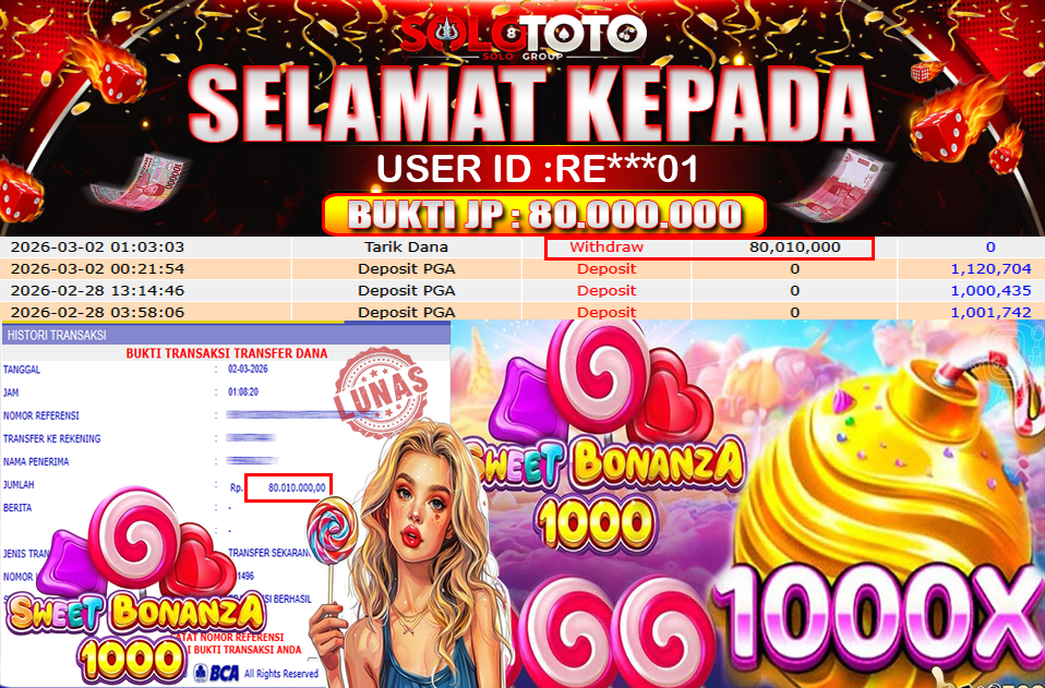 Bukti Jackpot Lunas SOLOTOTO