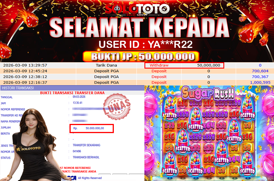 Bukti Jackpot Lunas SOLOTOTO