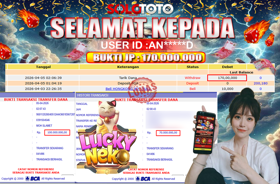 Bukti Jackpot Lunas SOLOTOTO