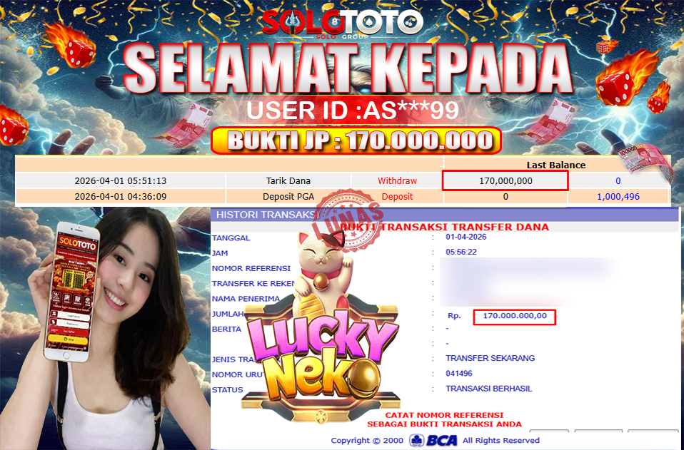Bukti Jackpot Lunas SOLOTOTO