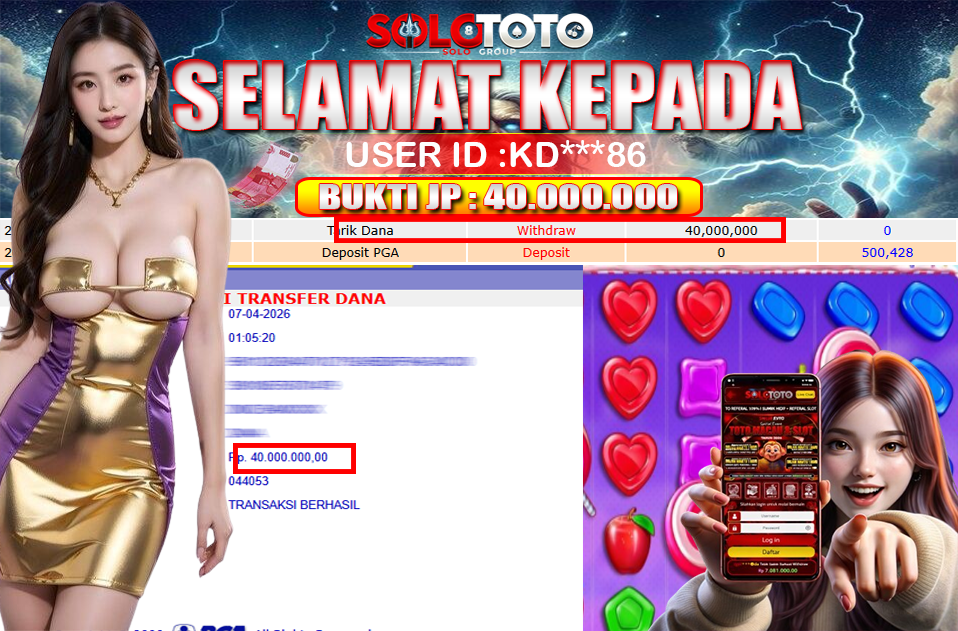 Bukti Jackpot Lunas SOLOTOTO