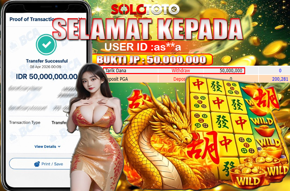 Bukti Jackpot Lunas SOLOTOTO