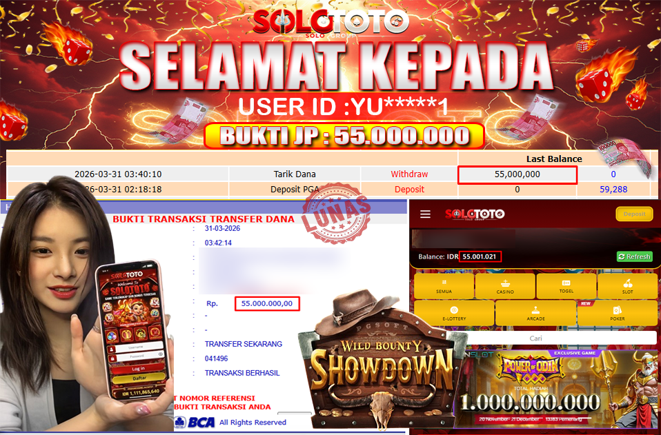 Bukti Jackpot Lunas SOLOTOTO