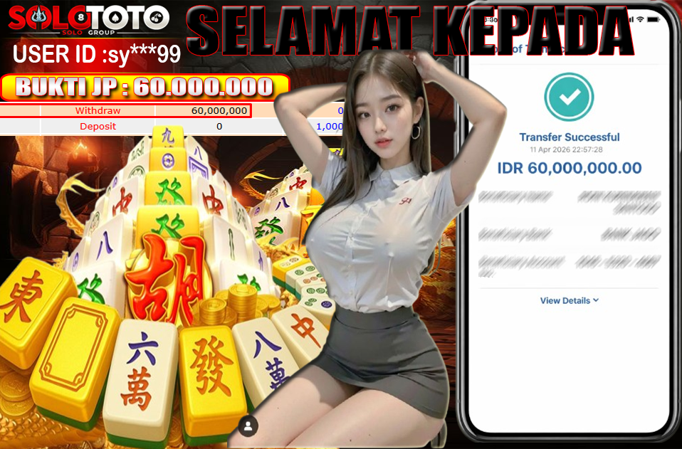 Bukti Jackpot Lunas SOLOTOTO