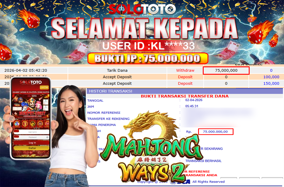 Bukti Jackpot Lunas SOLOTOTO