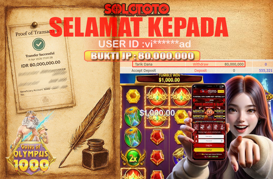 Bukti Jackpot Lunas SOLOTOTO