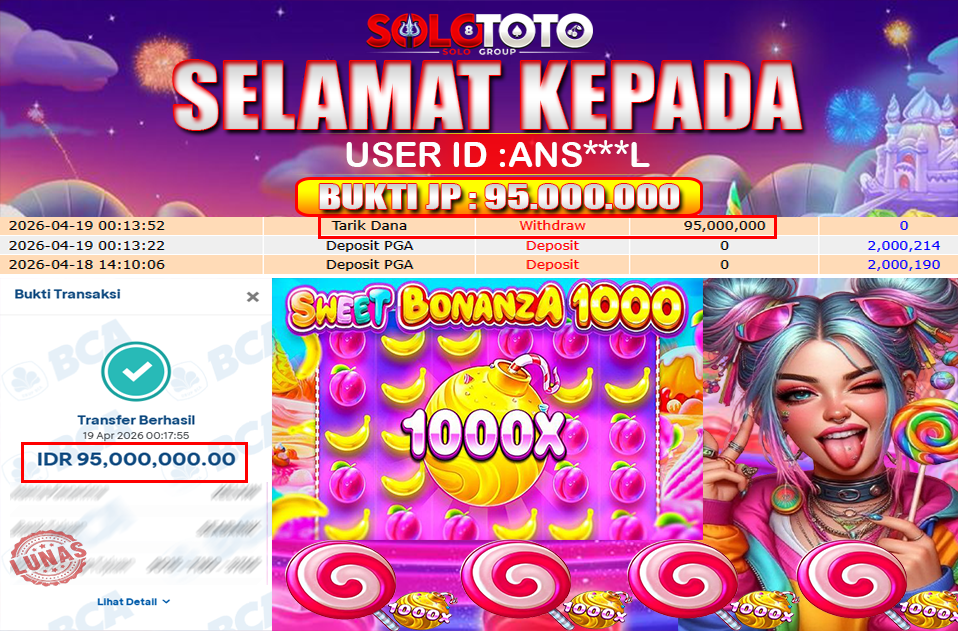 Bukti Jackpot Lunas SOLOTOTO
