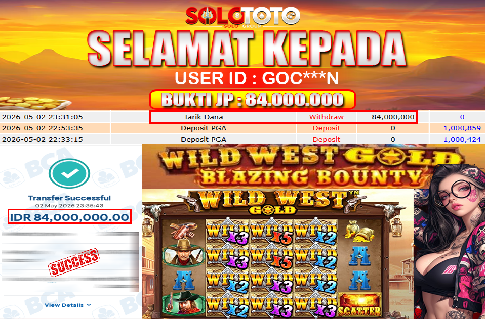Bukti Jackpot Lunas SOLOTOTO