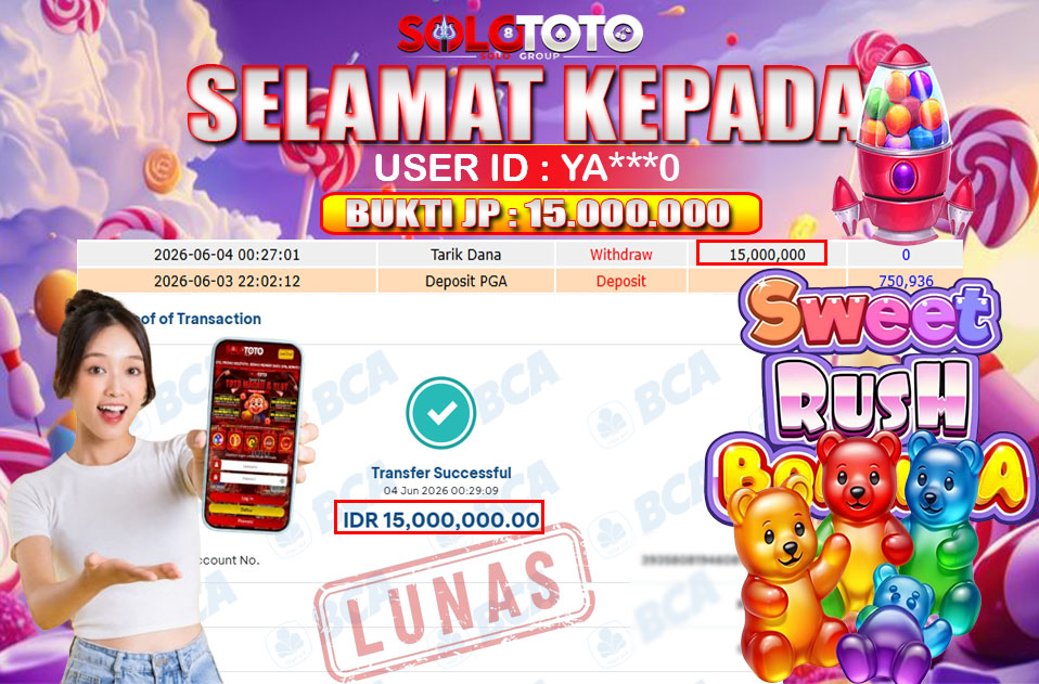 Bukti Jackpot Lunas SOLOTOTO