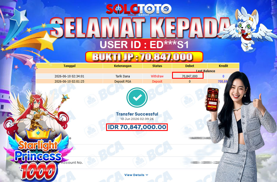 Bukti Jackpot Lunas SOLOTOTO