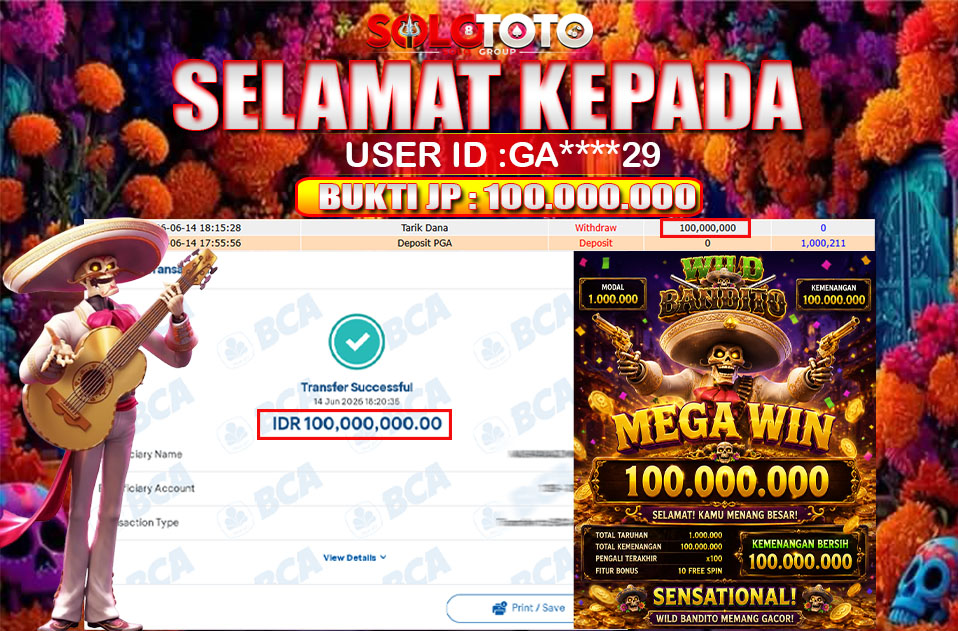 Bukti Jackpot Lunas SOLOTOTO
