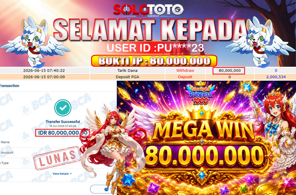 Bukti Jackpot Lunas SOLOTOTO