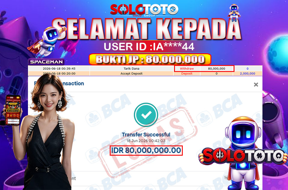 Bukti Jackpot Lunas SOLOTOTO