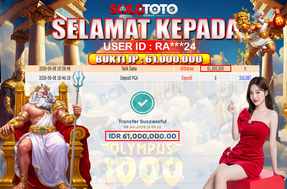 Bukti Jackpot Lunas SOLOTOTO